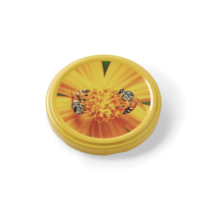 Capsules TO 63 mm "PETITS POTS DE MIEL" pasteurisables sans flip