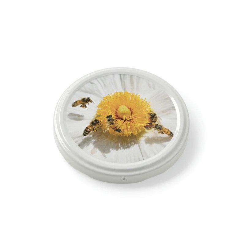 Capsules TO 63 mm "PETITS POTS DE MIEL" pasteurisables sans flip