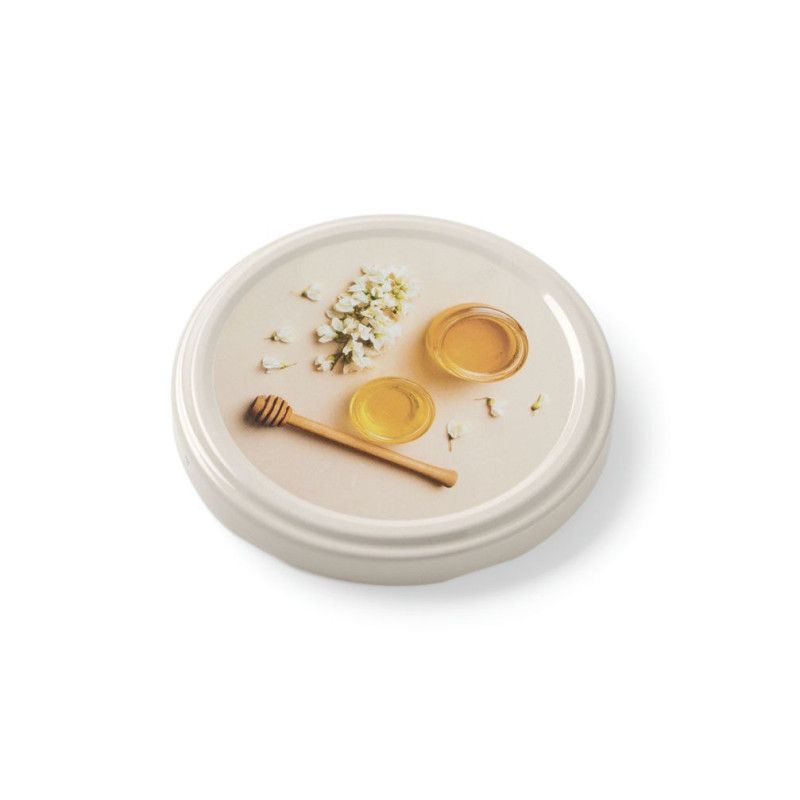 Capsules TO 63 mm "PETITS POTS DE MIEL" pasteurisables sans flip