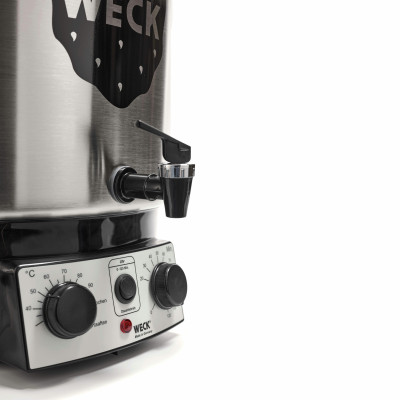 Stérilisateur Weck électrique en inox pour bocaux et conserves