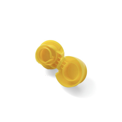 Bouchon 1 pièce sarol D.24 blanc - Jaune