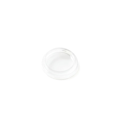 Coiffes en plastique transparent PET recyclable pour bocal WECK - 60 mm - Transparent