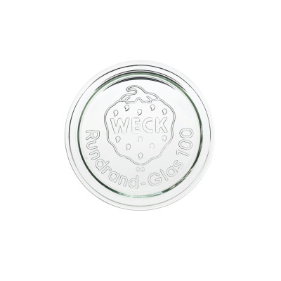 Couvercles en verre WECK - 100 mm - Transparent