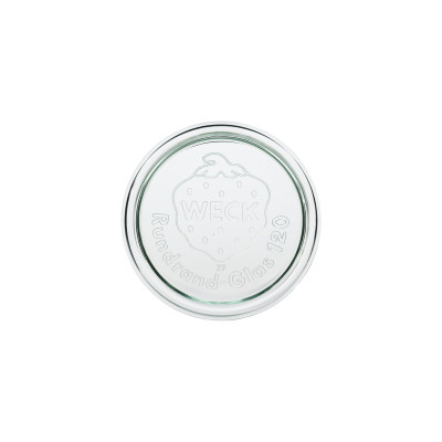 Couvercles en verre WECK - 120 mm - Transparent
