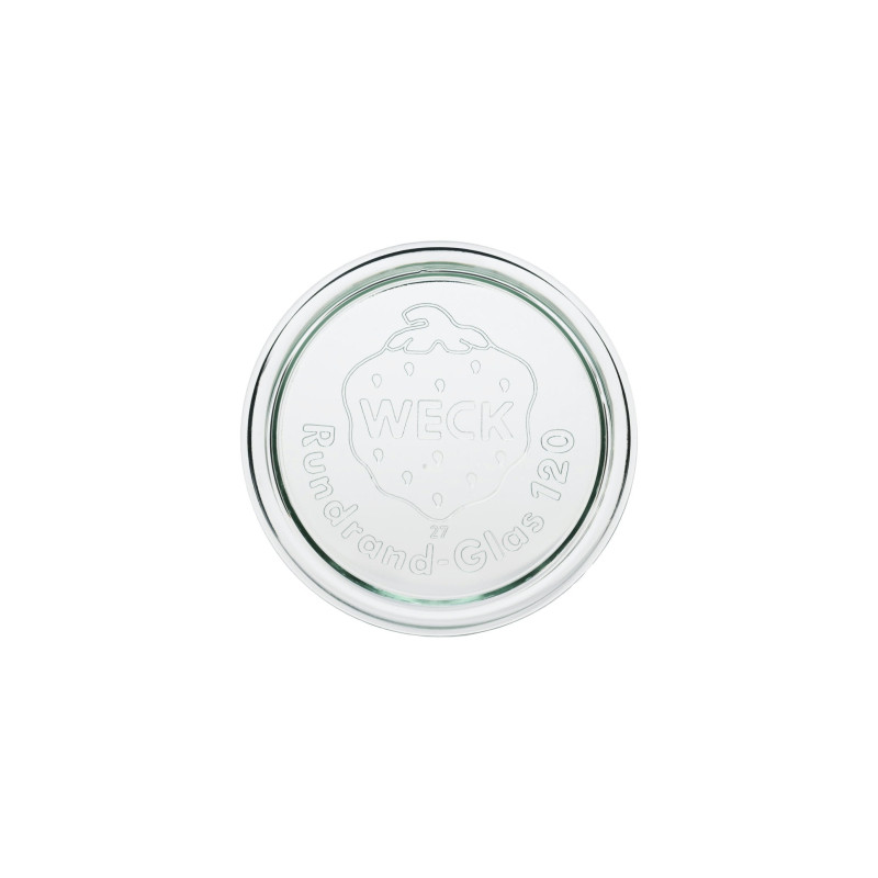 6 Couvercles en verre WECK diamètre 120 mm