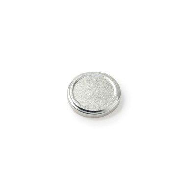 capsules TO 43 mm couleur blanche pasteurisables - 63 mm - Argent