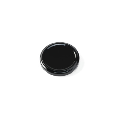 capsules TO 43 mm couleur blanche pasteurisables - 66 mm - Noir