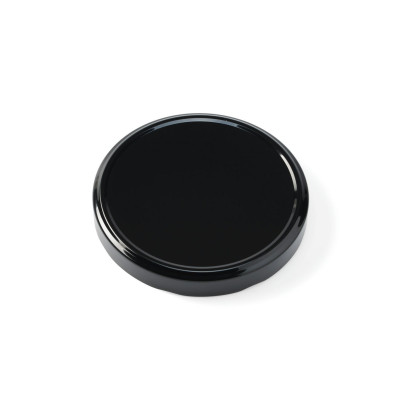 capsules TO 43 mm couleur blanche pasteurisables - 110 mm - Noir