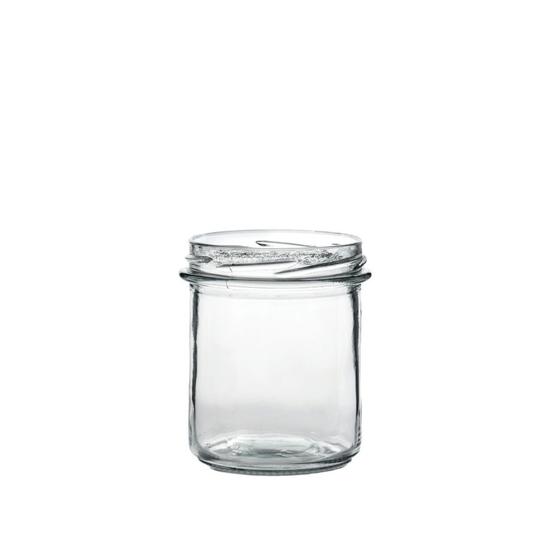 Bocaux en verre style terrine 120 ml capsules a visser twist off 70 mm