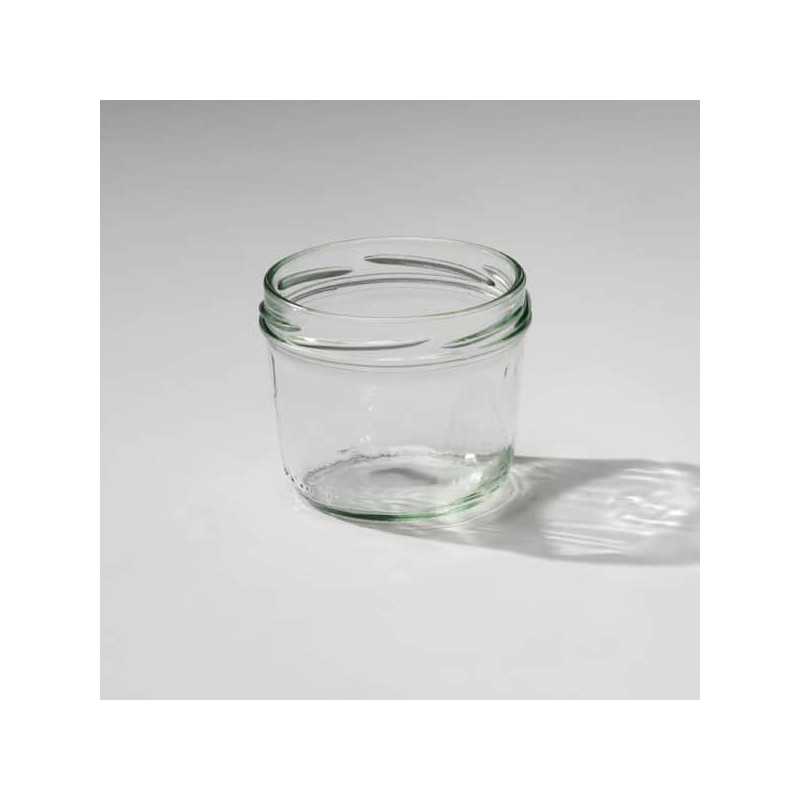Bocaux en verre style terrine 120 ml capsules a visser twist off 70 mm