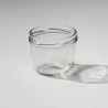 Bocaux en verre style terrine 120 ml capsules a visser twist off 70 mm
