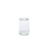 Bocaux en verre style standard 106 ml capsules a visser twist off 48mm