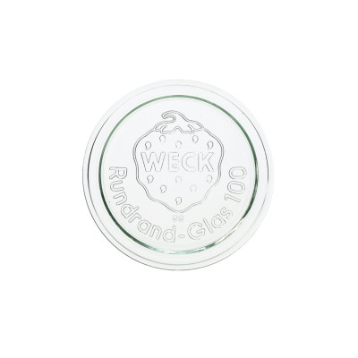 6 COPERCHI IN VETRO WECK® DIAM. 120 millimetri - TRANSPARENT - 