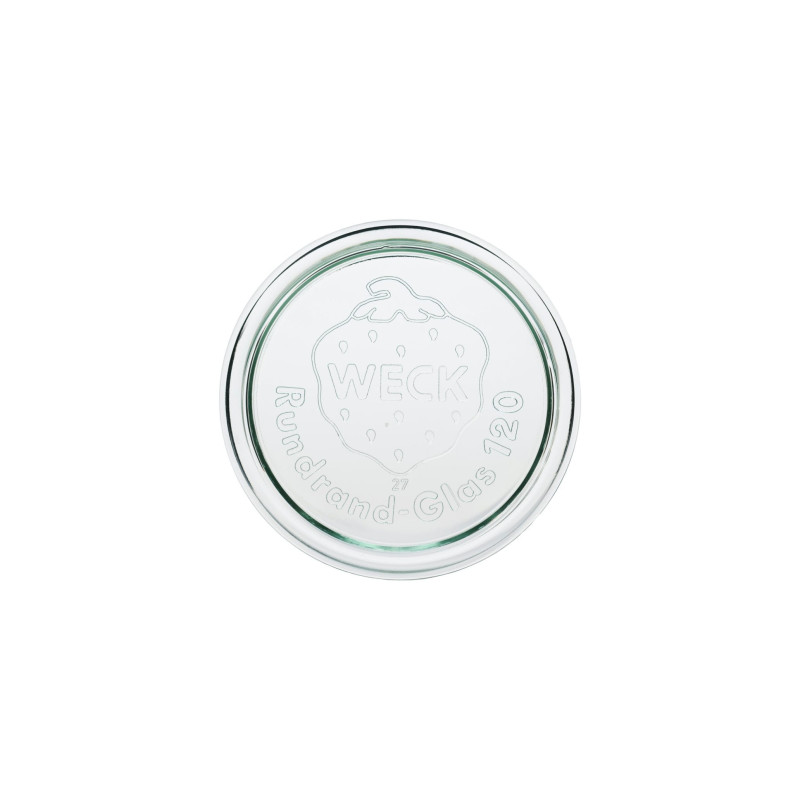 6 Couvercles en verre WECK diamètre 120 mm