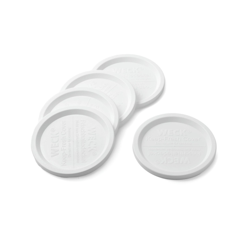 5 COUVERCLES DE CONSERVATION WECK® Ø 100
