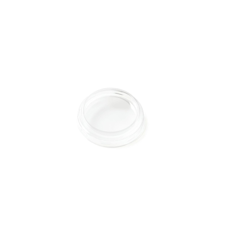 Coiffes diamètre 100mm en plastique transparent PET recyclable pour bocal WECK