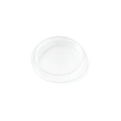 Coiffes diamètre 100mm en plastique transparent PET recyclable pour bocal WECK