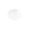 Coiffes diamètre 100mm en plastique transparent PET recyclable pour bocal WECK