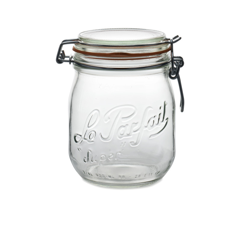 Bocaux en verre  LE PARFAIT Super rondelle montée