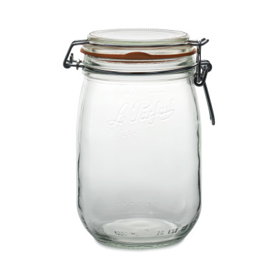 Bocaux en verre  LE PARFAIT Super rondelle montée - 1000 ml - 85 mm