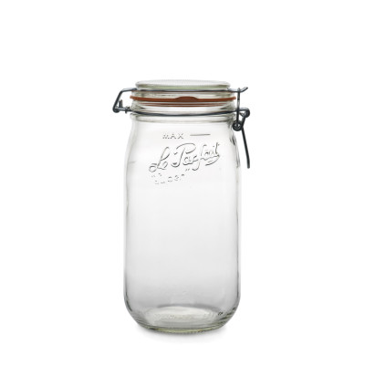 Bocaux en verre  LE PARFAIT Super rondelle montée - 1500 ml - 85 mm