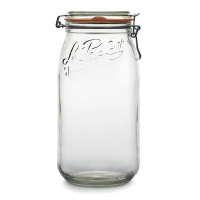 Bocaux en verre  LE PARFAIT Super rondelle montée - 3000 ml - 100 mm