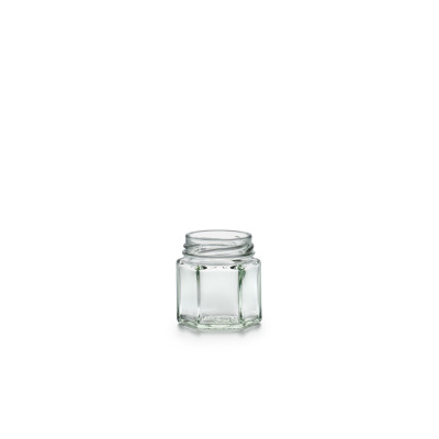 Bocaux en verre hexagonal Twist Off - 47 ml - 43 mm