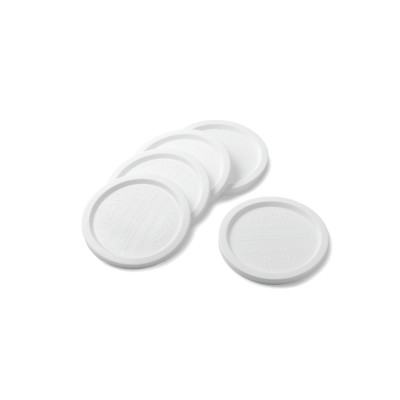 5 COUVERCLES DE CONSERVATION WECK® - 100 mm - Blanc