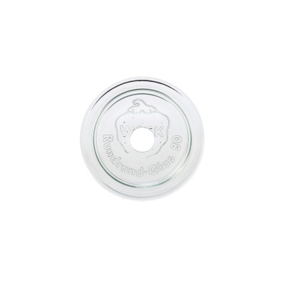 Coperchio forato WECK diametro 100 mm per sonda al cuore - TRANSPARENT - 