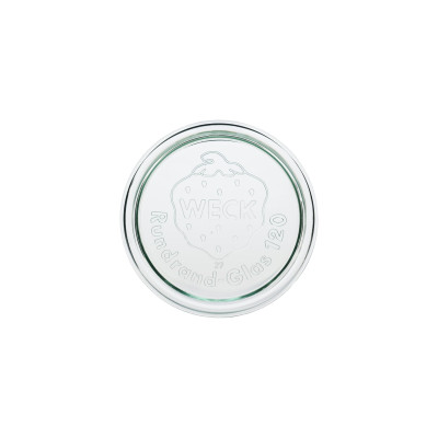 6 COPERCHI IN VETRO WECK® DIAM. 120 millimetri - TRANSPARENT - 