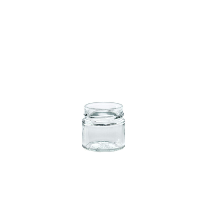 Ergo mio style glass jars 106 ml twist off caps 70 mm deep