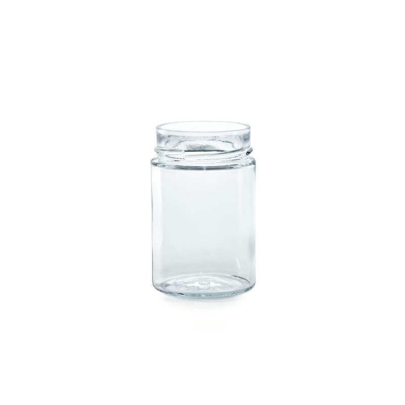 Ergo mio style glass jars 106 ml twist off caps 70 mm deep