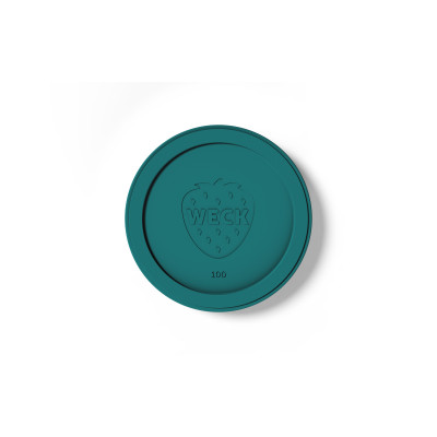 Couvercle Fraîcheur Weck Ø 100 mm (RR100) - Bleu pétrole - 