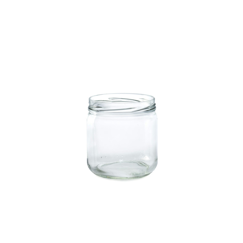 Bocaux en verre style standard 106 ml capsules a visser twist off 48mm
