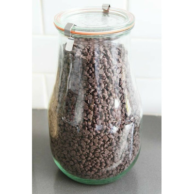 Bocaux en verre WECK corolle 1750ml Ø 100mm, couvercles et joints inclus