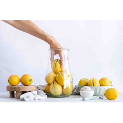 Vasetti in vetro WECK corolla 1750ml Ø 100mm, coperchi e guarnizioni inclusi