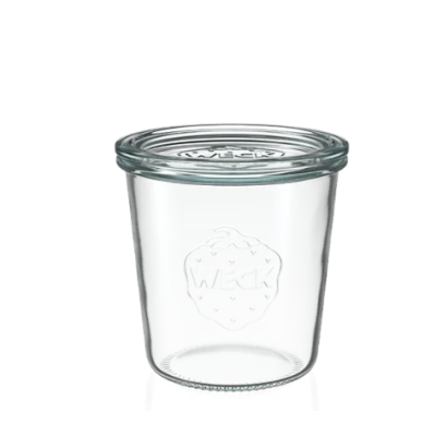 WECK Straight Glass Jars 1050 ml Ø 100mm, Lids and Seals Included