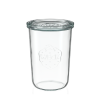 Barattoli in vetro dritti WECK 1050 ml Ø 100 mm, coperchi e guarnizioni inclusi