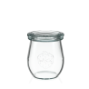 Bocaux en verre WECK corolle 1750ml Ø 100mm, couvercles et joints inclus
