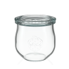 Vasetti in vetro WECK corolla 1750ml Ø 100mm, coperchi e guarnizioni inclusi