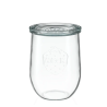 Vasetti in vetro WECK corolla 1750ml Ø 100mm, coperchi e guarnizioni inclusi