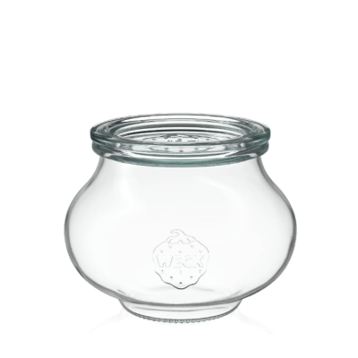 Barattoli in vetro per feste WECK 220ml Ø 60mm, coperchi e guarnizioni inclusi