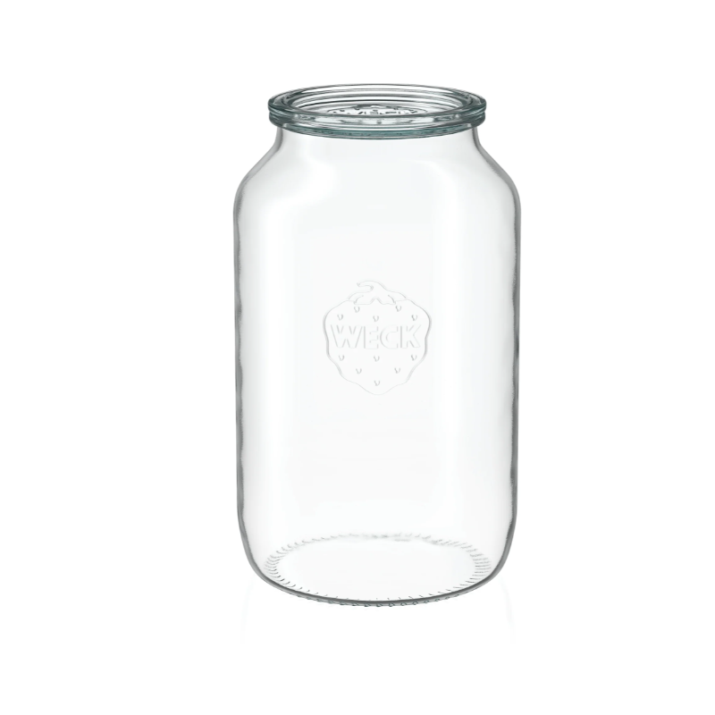 WECK glass jars tube 1040 ml Ø 80mm, lids and seals included
