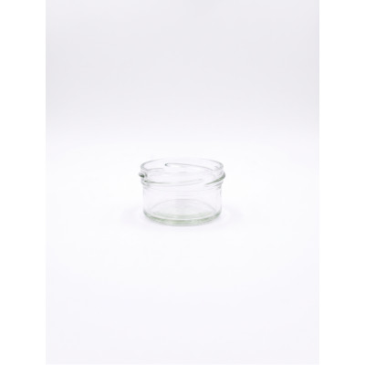 Bocaux en verre style terrine 120 ml capsules a visser twist off 70 mm