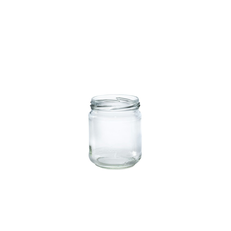 Barattoli di vetro standard da 106 ml, tappi a vite da 48 mm