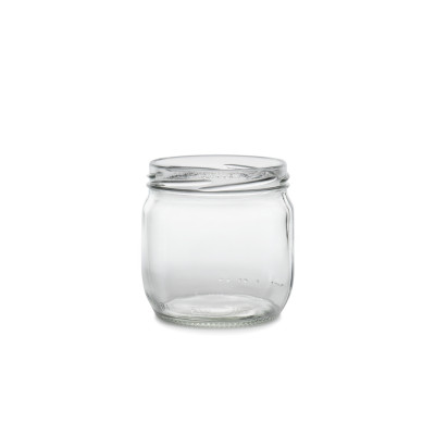 Barattoli di vetro standard da 106 ml con tappo a vite da 48 mm -  - 370 ml