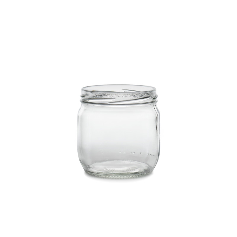 Barattoli di vetro standard da 106 ml, tappi a vite da 48 mm