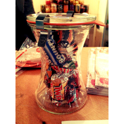 6 Jars Coils 370 ml, diameter 80 mm with lids and gaskets