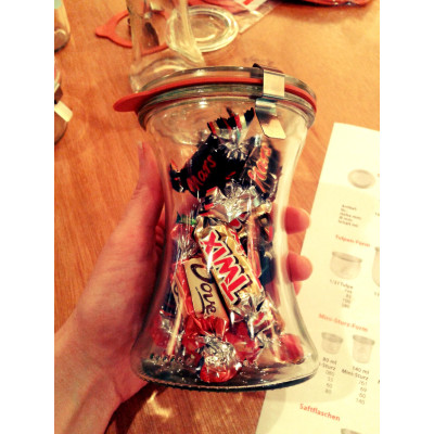 6 Jars Coils 370 ml, diameter 80 mm with lids and gaskets