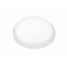 24 Coiffes diamètre 100 mm en plastique transparent PET pour bocal WECK 